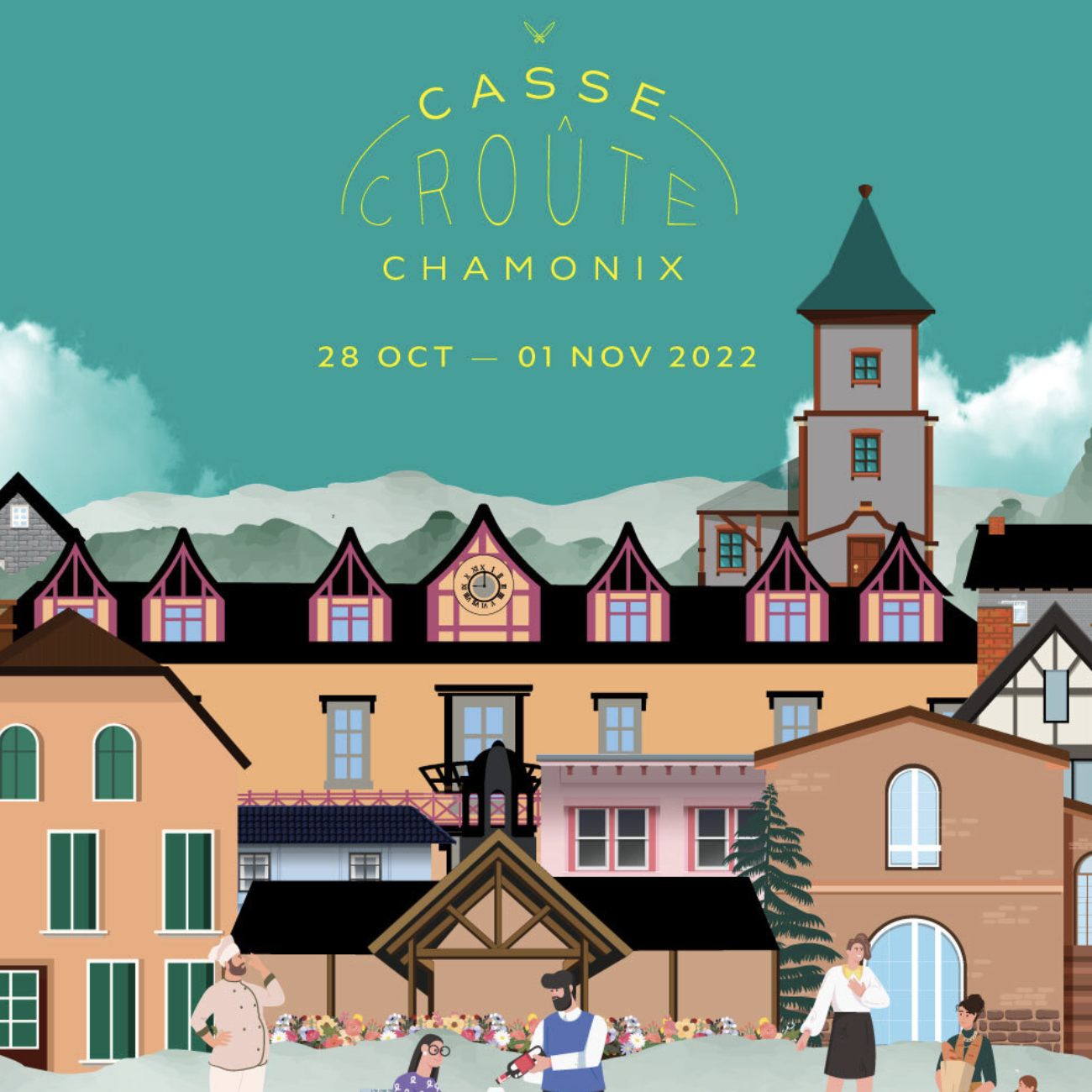 Vignette du visuel officiel du festival Casse-croûte
